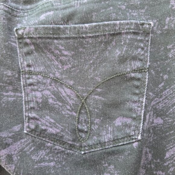 Calvin Klein Ankle Skinny Jeans - Black & Purple - Size 30/10 - Picture 5 of 6